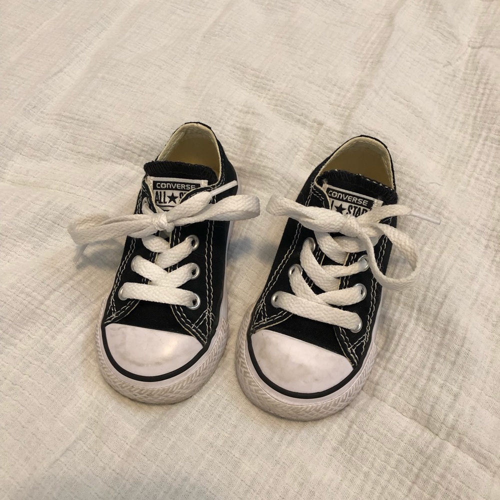 Converse Black Low-top Infant Size 5
